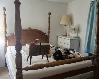 Queen size Bed Frame and Mattress