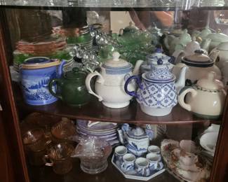 Teapots and Glassware