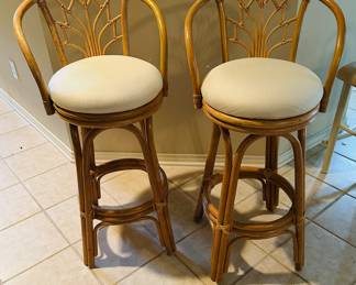 bamboo 2 barstools