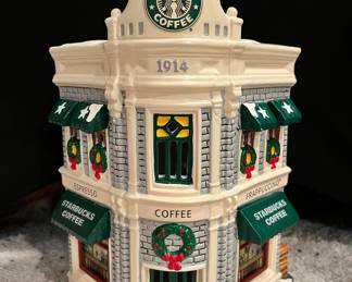 starbucks, christmas vintage decor