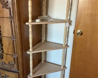 Corner shelf organizer 