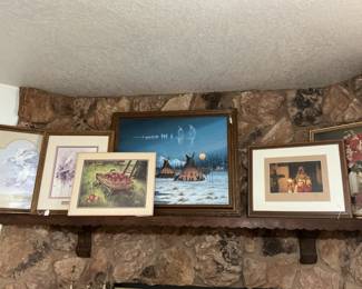 Variety of different beautiful vintage Artwork