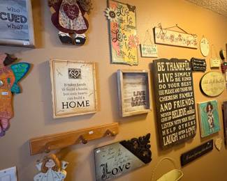 Inspirational and  Whimsical wall Plaques