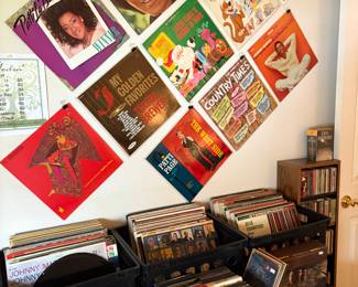 Vinyl, DVDs, VHS Tapes and Cassettes