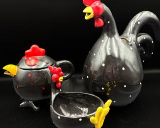 Polka Dot Roosters