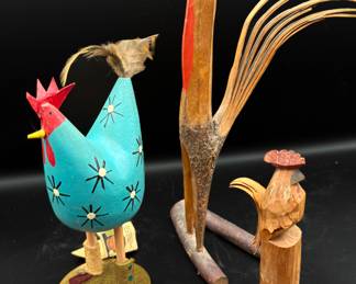 Folk Art Roosters