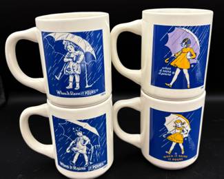Vintage Morgan Salt Coffee Mugs