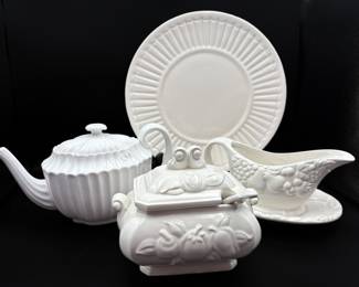 White Ceramic Serving Pieces