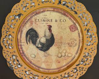 Decorative Rooster Wall Plaques