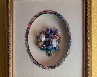Lena Liu's Floral Cameo Shadow Box/ Set Three