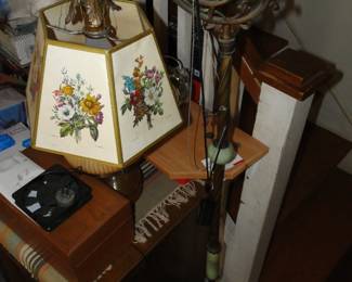 Standing Lamp with Jade