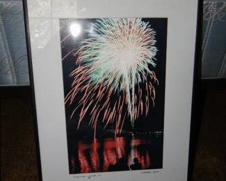 Fireworks photographic art