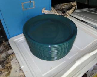 Dansk green dishes