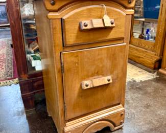 Small solid wood end table 