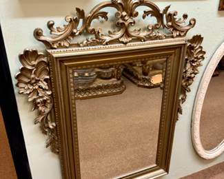 Many beautiful mirrors throughout the store space