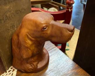 Vintage Dog Bookends Retriever
