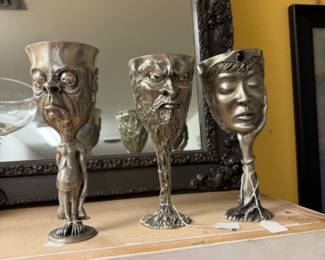 Lord of the Rings Collectible Pewter Goblets Royal Selangor 