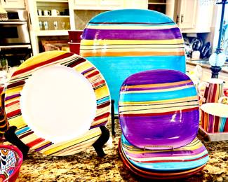 Colorful dishes by Pfaltzgraff