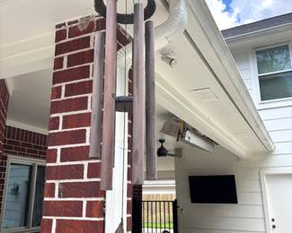 Large metal wind chime