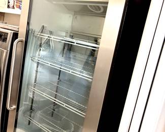 Commercial Frigidaire glass door fridge
