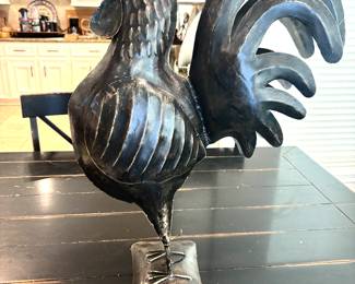 Large Bombay metal rooster