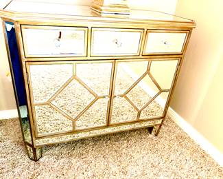 Stunning mirrored chests