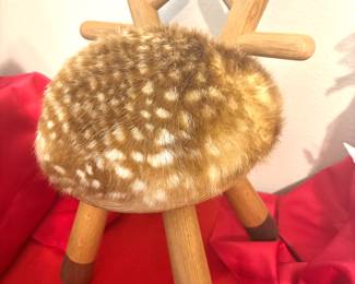 Reindeer decorative stool