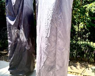 Two outdoor heaters