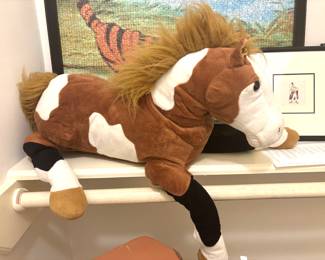 Fun stuffed horses