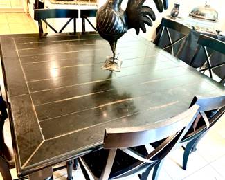 Table top shown with leaf in