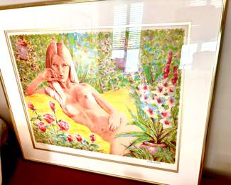 Signed Paul Ravelle lithograph