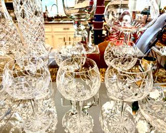 Fabulous crystal goblets