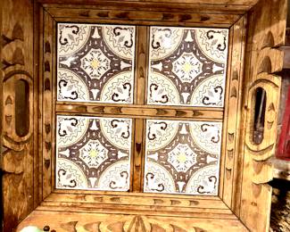 Wood trays and bowls