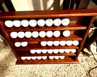Golf ball shelf 