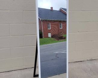 White Framed Full Length Mirror