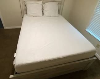 Queen Bed With Panel Headboard Frame
