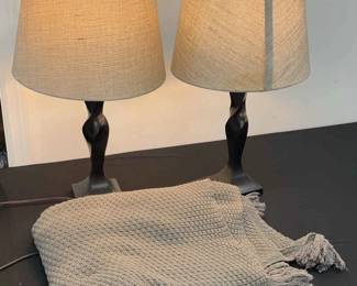 2 Lamps w Blanket