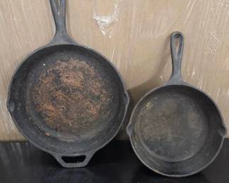 Pair Of LODGE CastIron Frying Pans