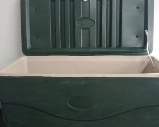 Vintage Green Coleman Cooler