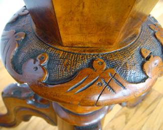 Stunning Burr Walnut Victorian Sewing or Work Box Great as Side Lamp End Table