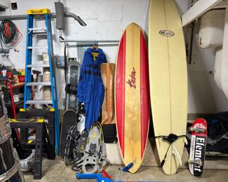 surf boards & snow equipment