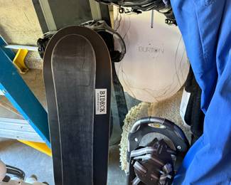 snow shoes & snow skate board
