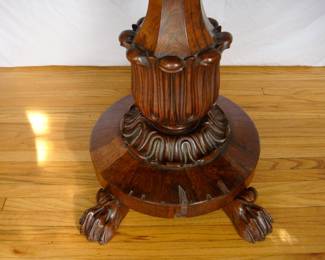 Antique William IV Rosewood Card Table, 1830s