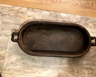 Large Cast Iron Roasting Pan