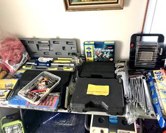 Tools including aluminum pipe wrenches,  