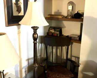 Pole Lamp, Vintage Rocker, Train Tunnel, Vintage Lantern
