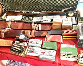 Dart Gun, Leather Scabbers, Ammo