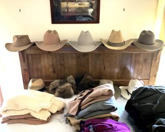 Cowboy Hats plus mens sweaters