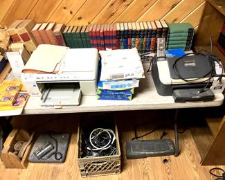 Vintage Books, Photo Printer & Fax Machine