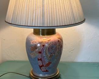 Elegant Asian Table, Lamp And Decorative Accent Decor